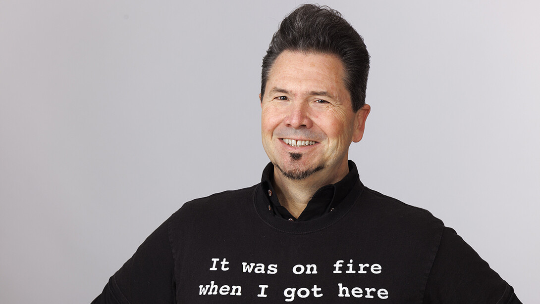 studio portrait of Dan Novy