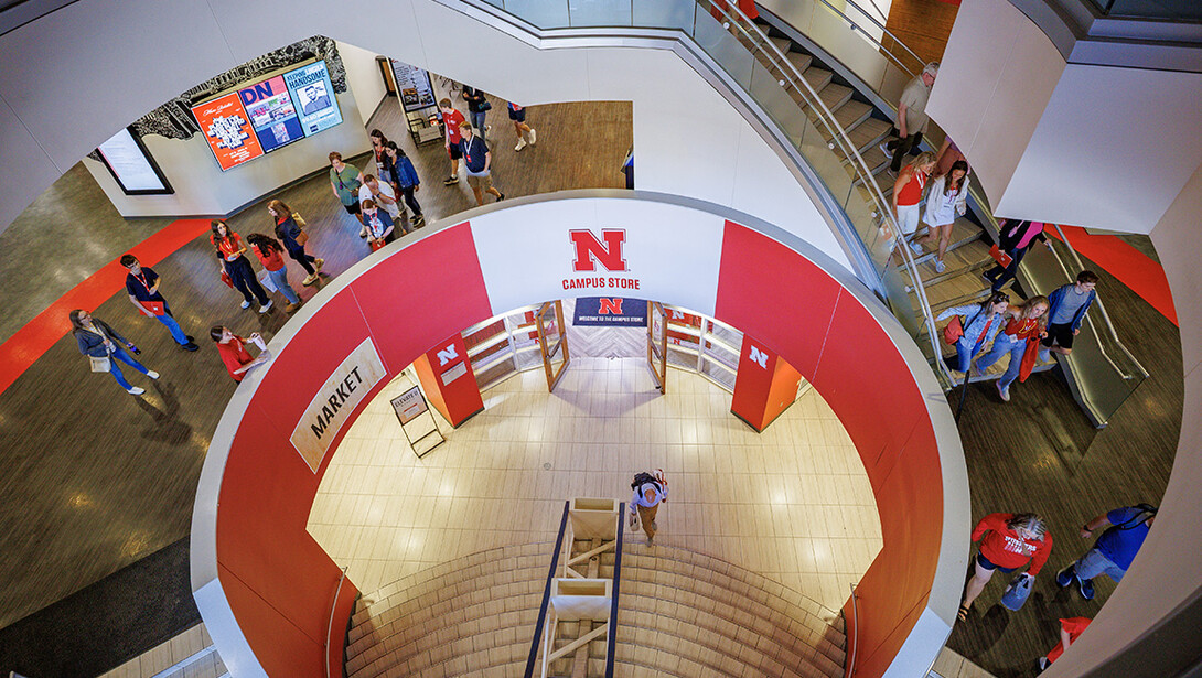 Prospective students and their families meet up with their tour groups in the city campus Union during Red Letter Day, Sept. 19, 2025.