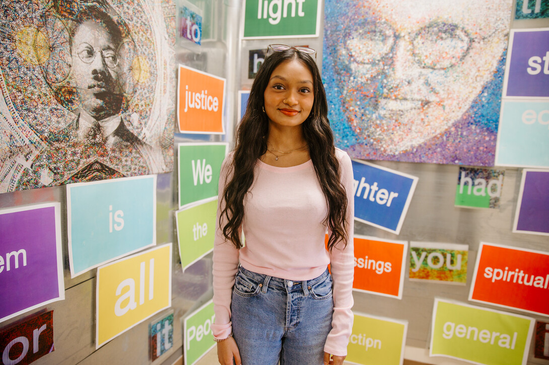 Jayasekara, a sophomore psychology student from Omaha, credits the WHT program for helping her get her footing when arriving on campus as a first-year student.  