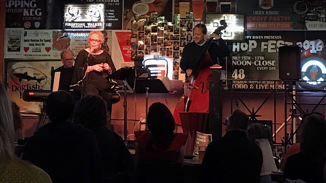 Judy Anderson sings during the Torch Singer 101 fall concert Oct. 16 at the Happy Raven.