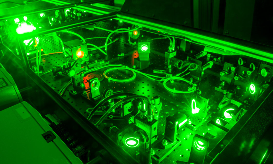 One of the lasers at the Extreme Light Laboratory at the University of Nebraska-Lincoln