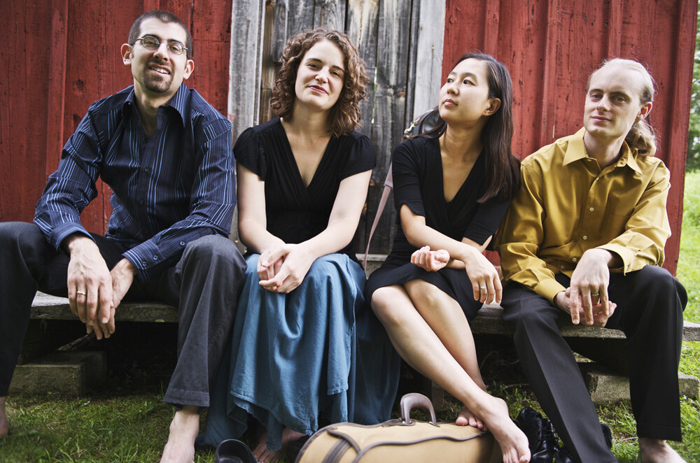 Members of the Chiara Quartet (from left) Jonah Sirota, Rebecca Fisher, Hyeyung Julie Yoon and Gregory Beaver.