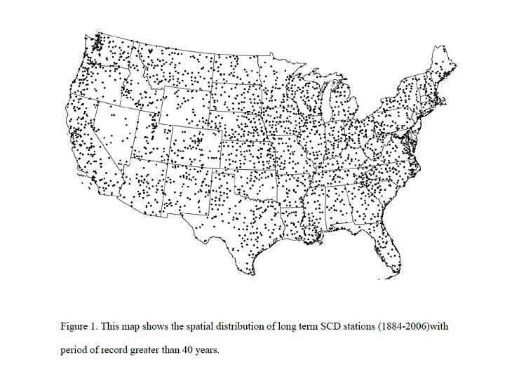 A figure from "Development of a Long-Term Serially Complete Dataset of U.S. Temperatures and Precipitation for Climate Services," which was published in the Journal of Service Climatology in early 2015. 