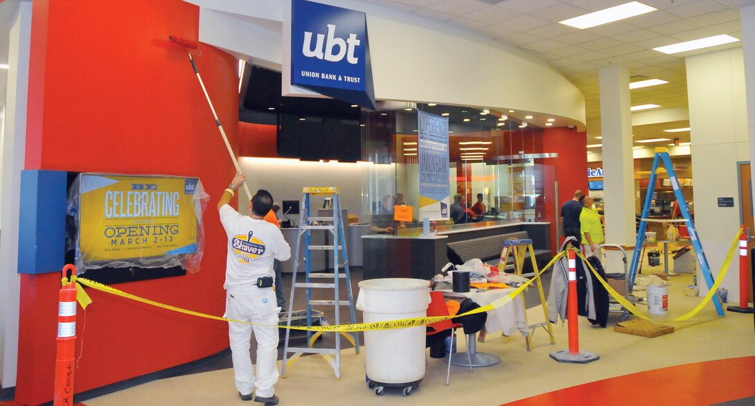 The new Union Bank location in the Nebraska Union opens March 2. Union Bank replaces Wells Fargo as the exclusive bank on UNL's City and East campuses.