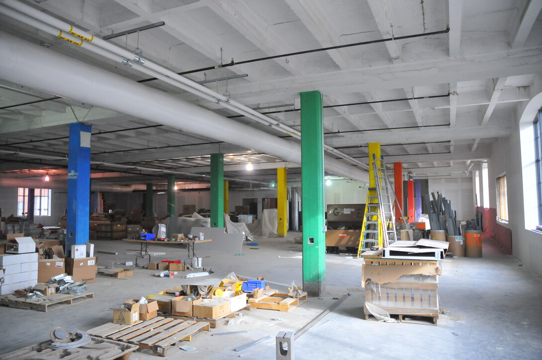 The former Nebraska State Fair exhibit space on the first floor of the 4-H Building at Nebraska Innovation Campus has been reserved for a Maker Space and the NIC’s business accelerator. University administrators are seeking funds to create the space, which would allow individuals access to a variety of tools.