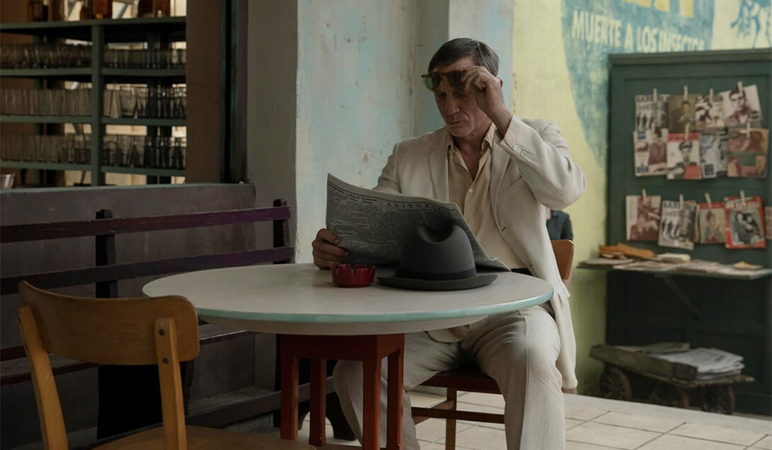 Daniel Craig is photographed while filming "Queer."