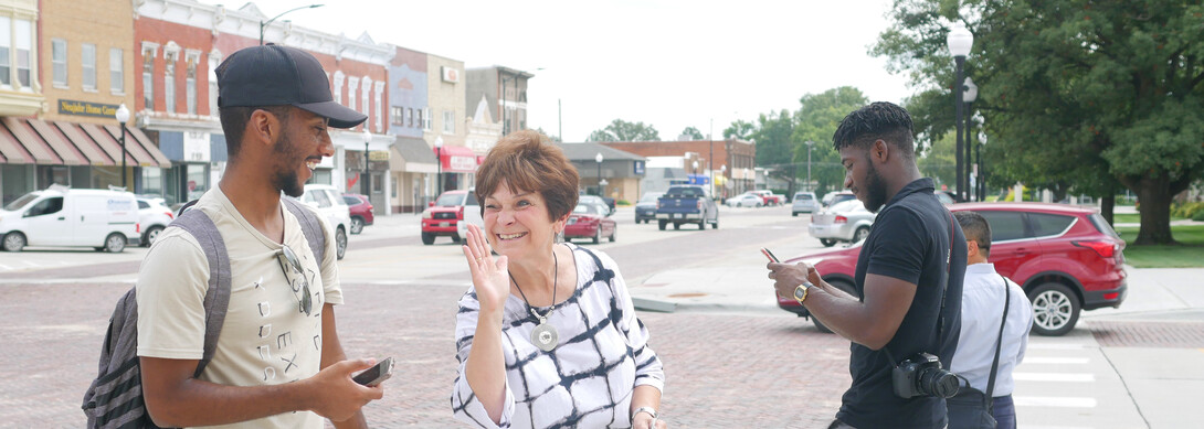 Community and Regional Planning students are helping with a downtown revitalization plan for David City.