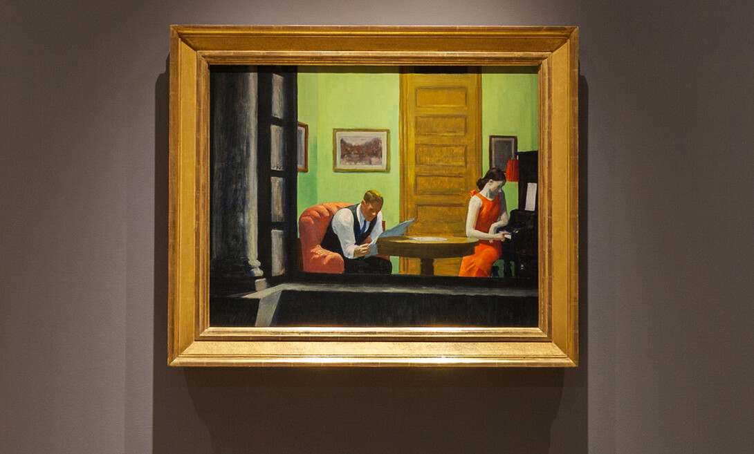 Edward Hopper's "Room in New York."