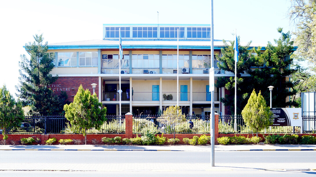 Gabrone Public Library, home to the Botswana Poetry Library in Gabrone.