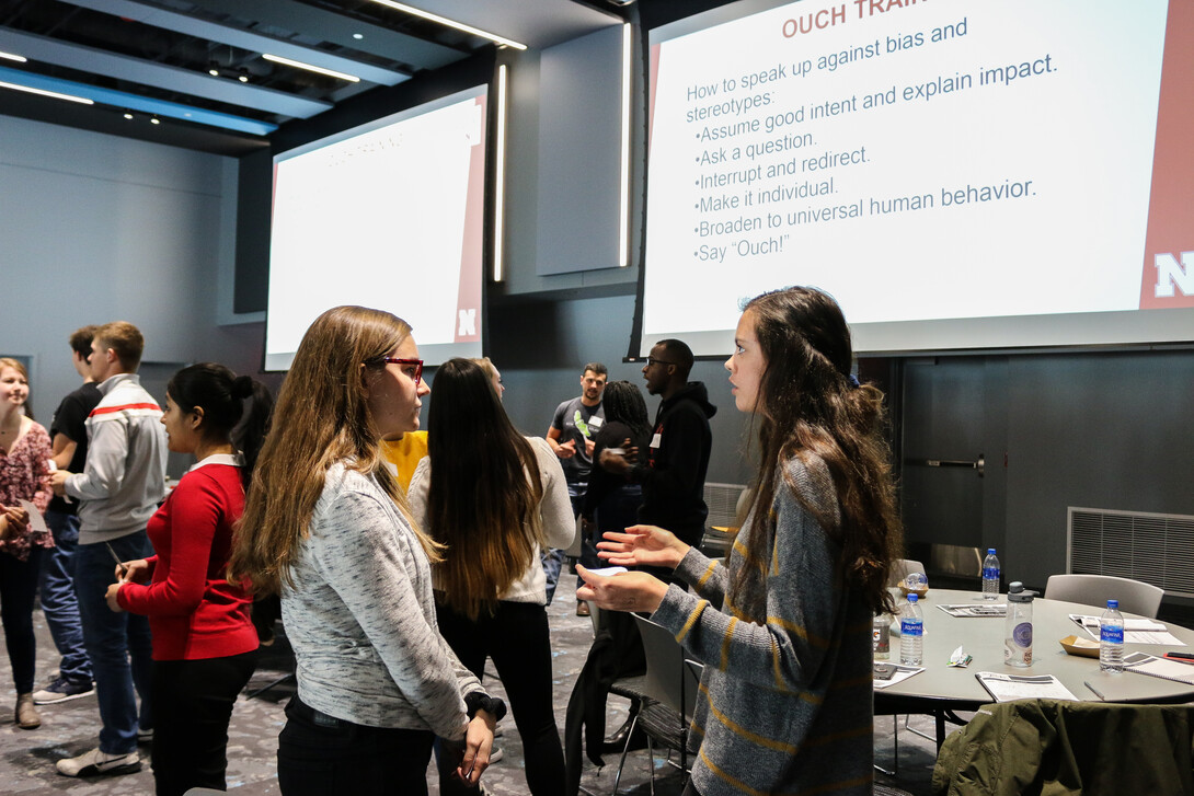 Students participating in the March 2019 Inclusive Leadership Retreat