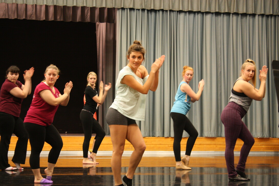 UNL dance students participated in a master class with cast members from the Broadway musical "Memphis." The production performed two shows at the Lied Center for Performing Arts on Nov. 12-13.