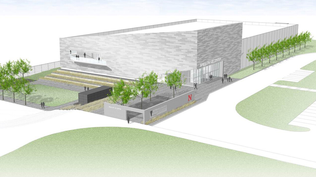 A groundbreaking ceremony for the John Breslow Ice Hockey Center will be 11 a.m. Dec. 13.