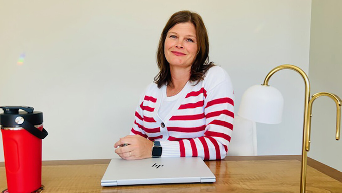 Jamie Kabourek, resource specialist in the Food Allergy Research and Resource Program, is photographed.