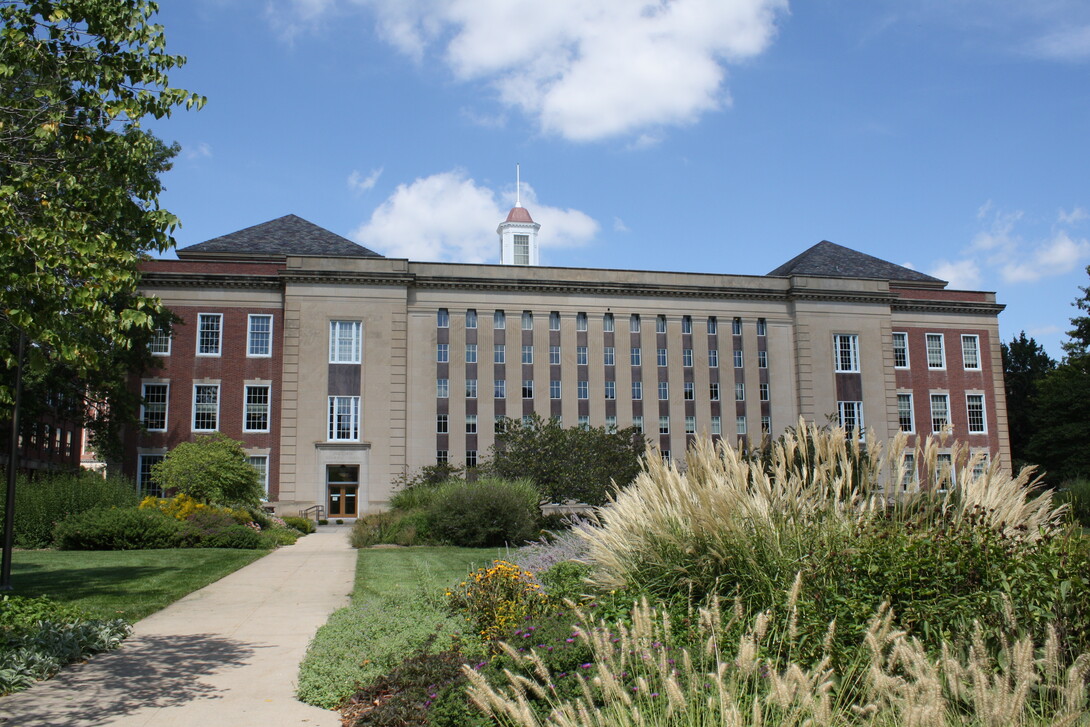 Exterior shot of Love Library South