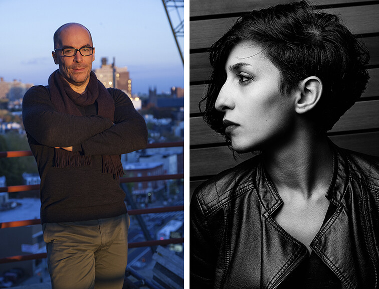 Andy Cavatorta (left) and Behnaz Farahi will each present keynote lectures at the Mid-American College Art Association Conference Oct. 4-5.