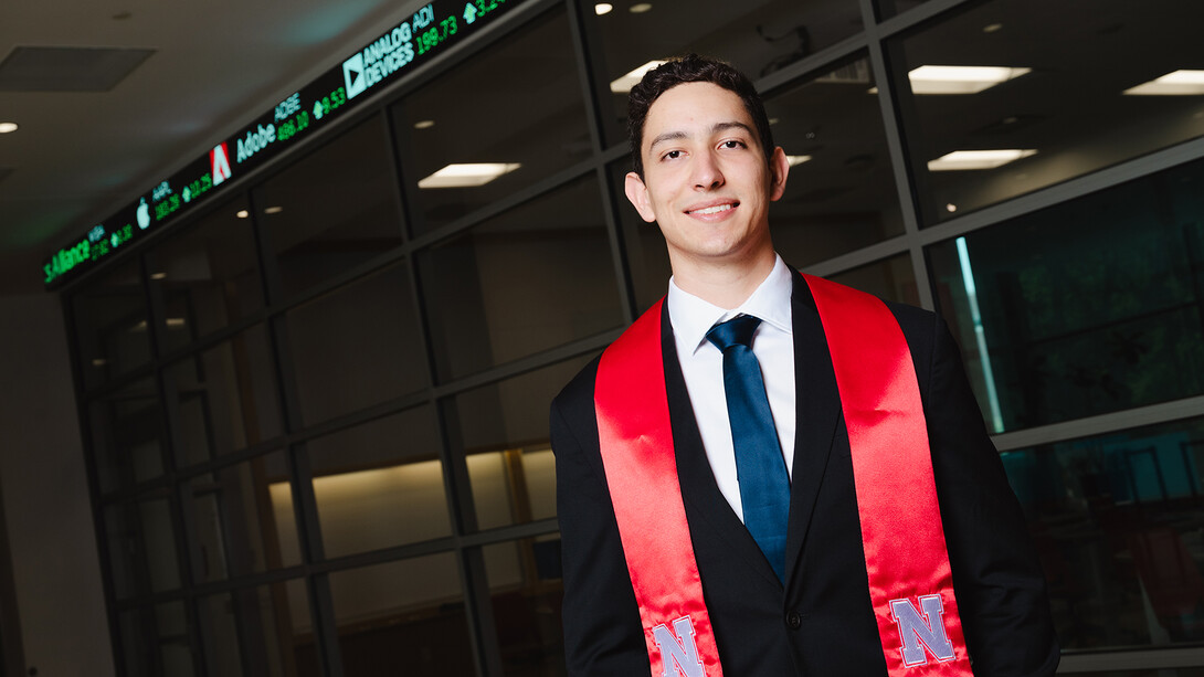 Focused on starting a career on Wall Street, Mariano Azurduy majored in finance and economics in earning a Nebraska Business degree.