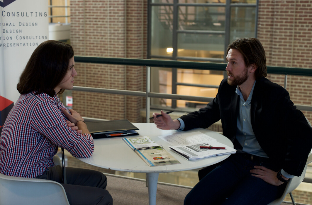 Student Interview at College of Architecture Career Fair