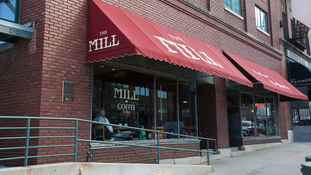 The Mill storefront in Lincoln's Haymarket.