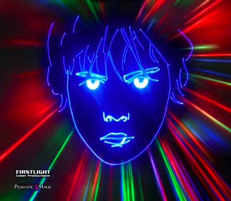 An image from the Laser U2 show playing at Mueller Planetarium on Feb. 7-8. Other laser light shows featured include music by the Beatles and Pink Floyd.