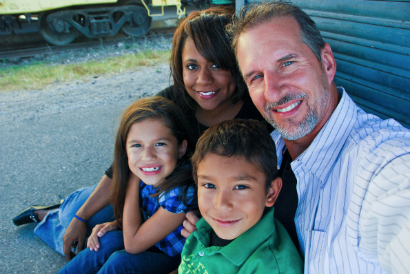 Paul Yates and his family.