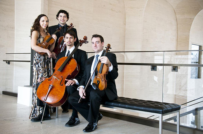 The Skyros Quartet will perform in a April 4 First Friday event at the International Quilt Study Center and Museum. Admission is free.