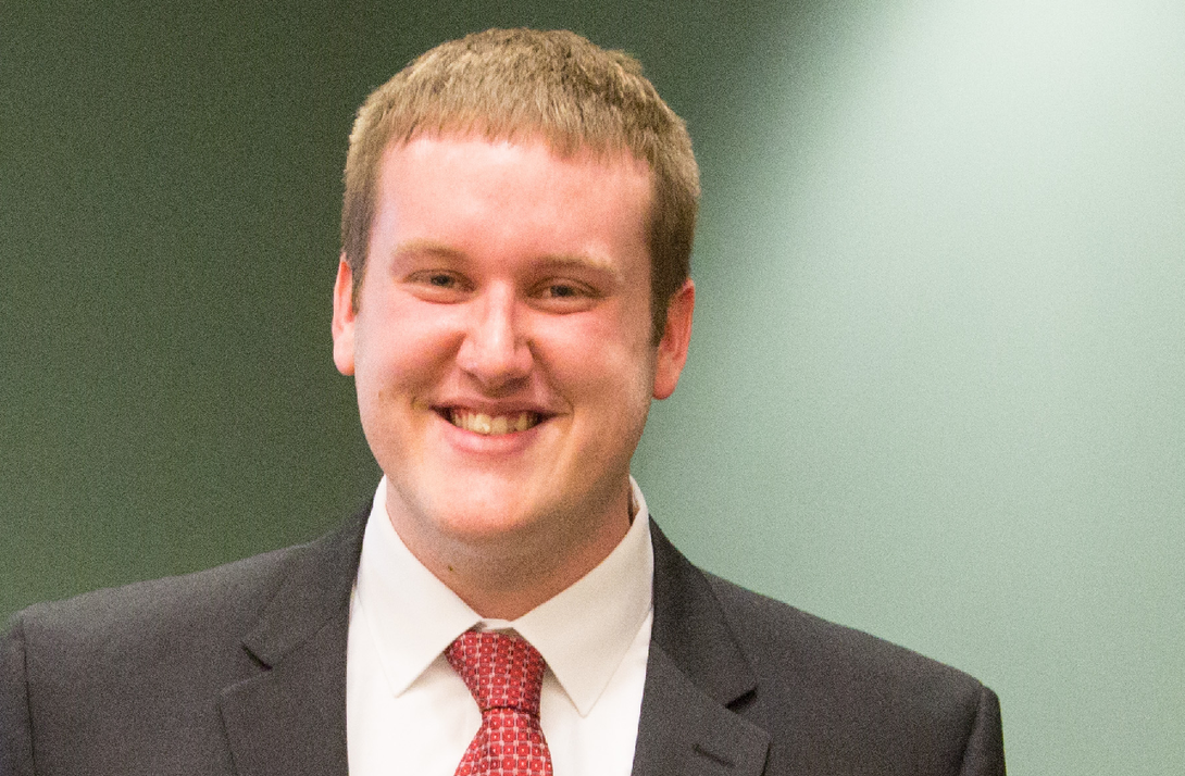  The Peter Kiewit Student Entrepreneurial Award winner was senior management major Justin Kyser, founder of DivviMap.