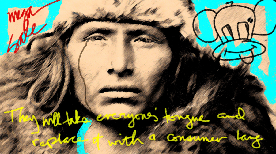 "Mega Sale," Hulleah J. Tsinhnahjinnie, digital collage, 2010