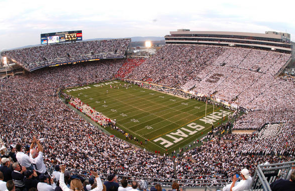 Penn State University's Beaver Stadium.