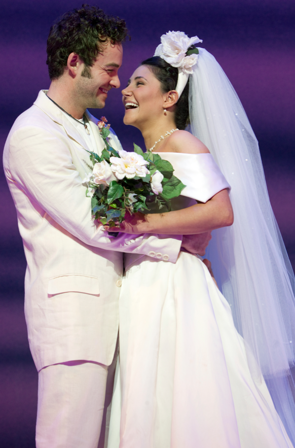 Happy Mahaney and Chloe Tucker in the 2010 North American tour of "Mamma Mia!"