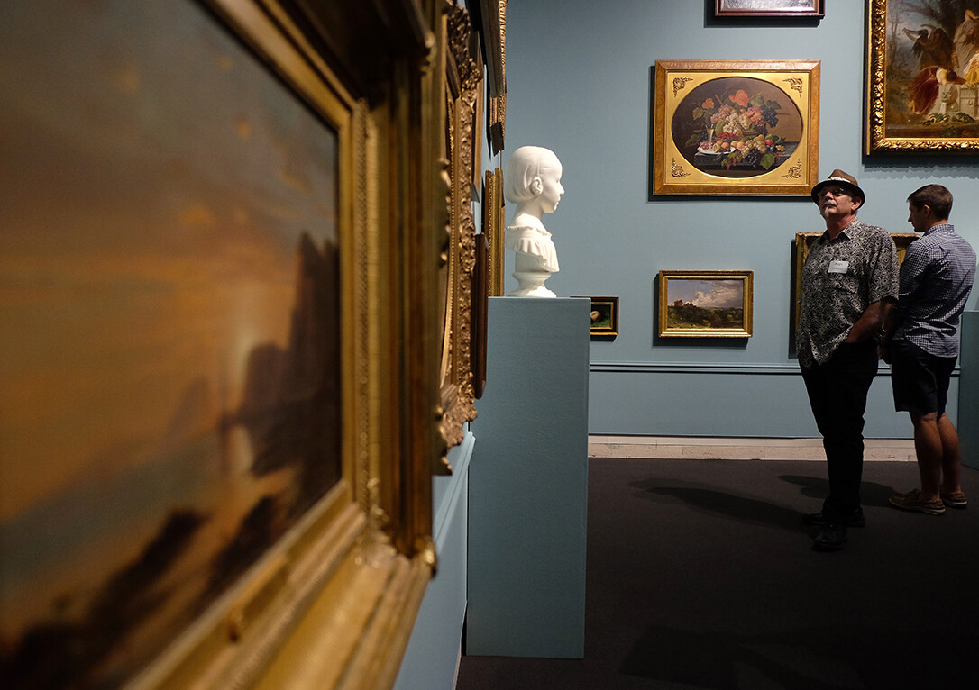 A permanent gallery in UNL's Sheldon Museum of Art is set up like a 19th-century salon. Debra Mancoff's talk coincides with the exhibit.