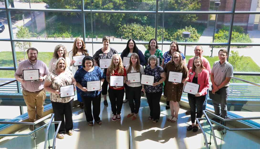 Staff Senate honored 16 employees during the All-Staff Conference.