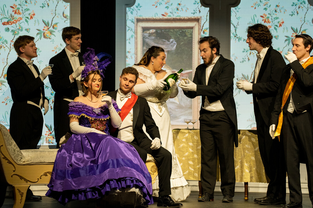 UNL Opera performed “La Traviata” at The Golden Husk Theatre in Ord, Nebraska, on March 5. The tour continues with performances in Lincoln and Scottsbluff.
