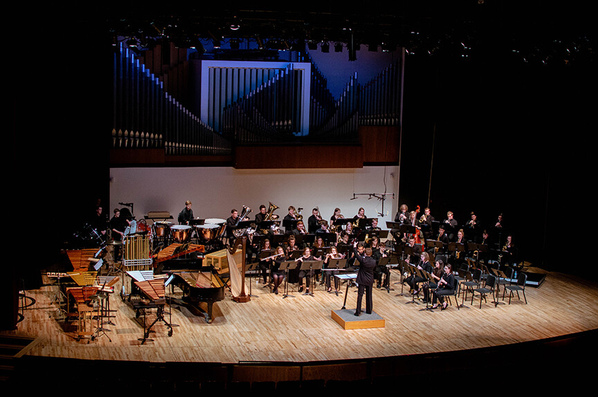 The University of Nebraska–Lincoln’s Wind Ensemble will perform Oct. 8 in Kimball Recital Hall.