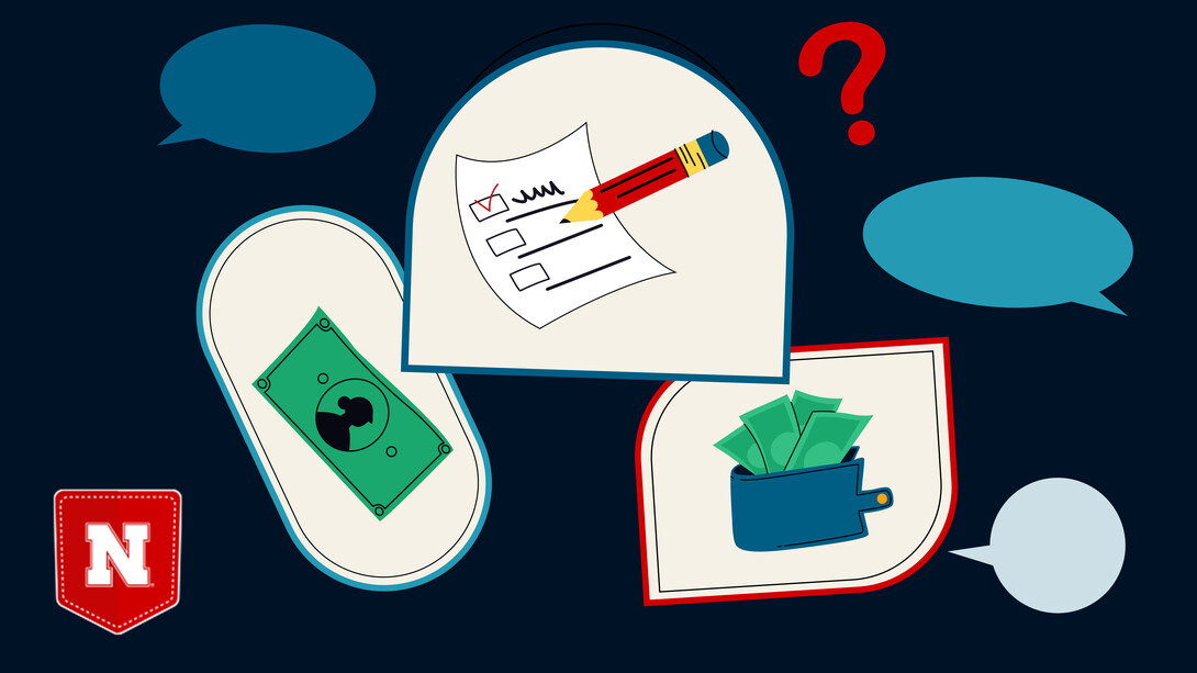 Cash incentives are illustrated for surveys in this graphic illustration.