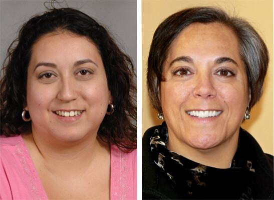 Toni Anaya (left); Jolie Graybill
