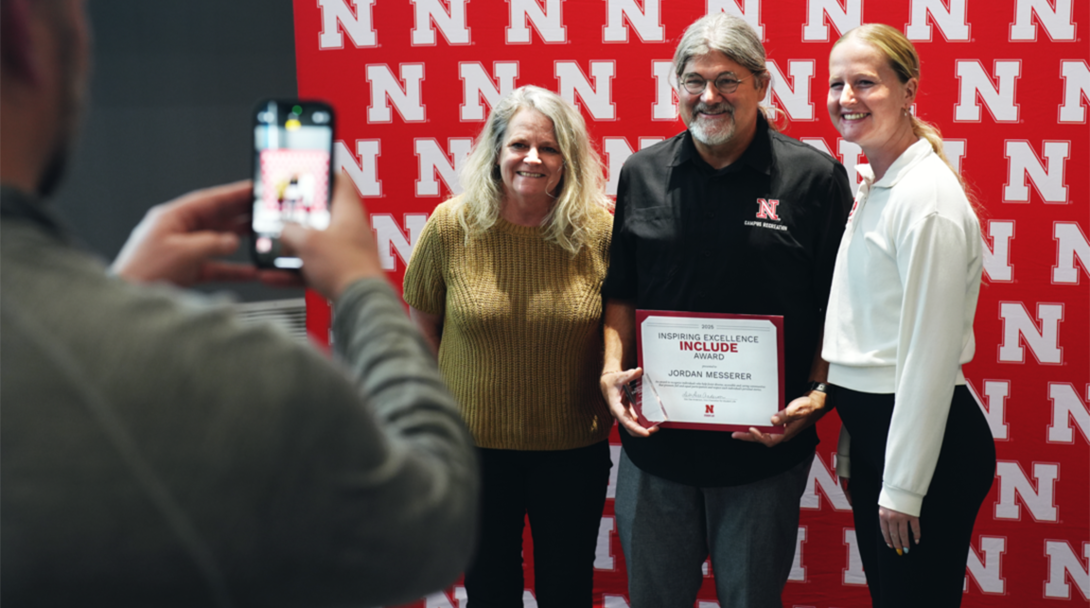 Jordan Messerer earned an Inspire Award