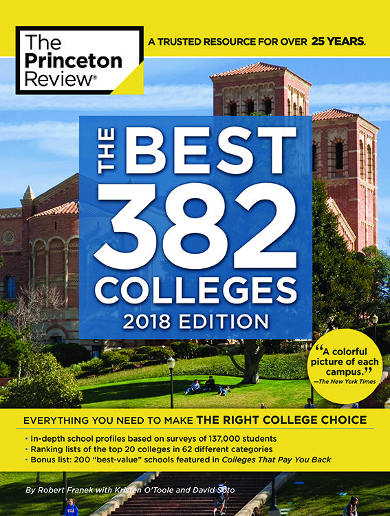 Cover of the "Best 382 Colleges" book