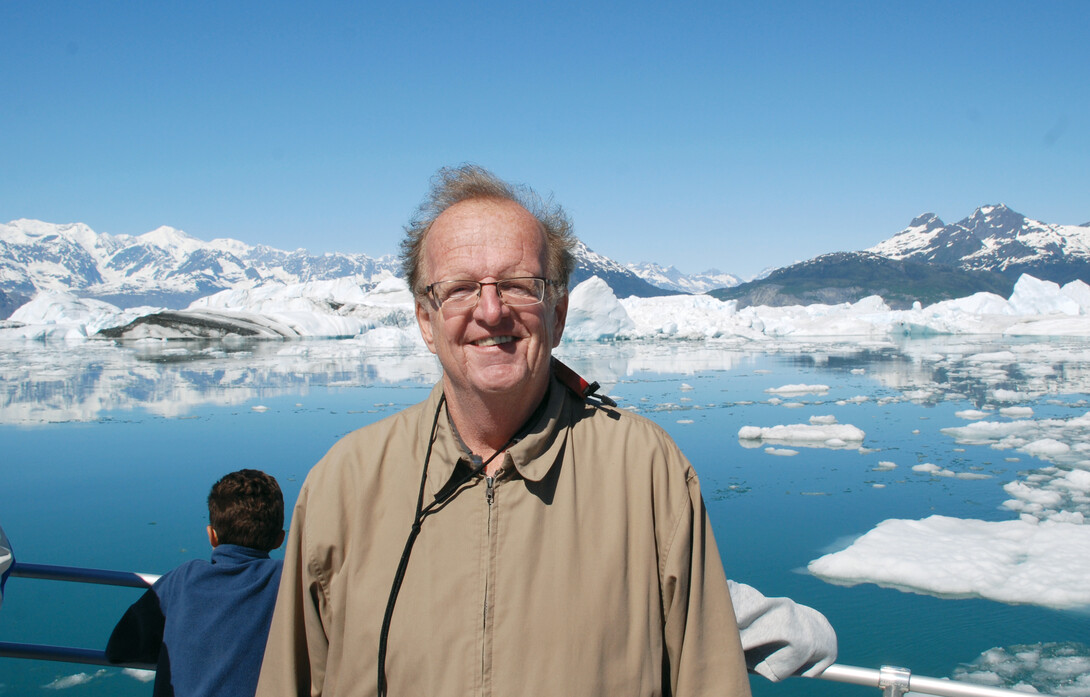 Ken Dewey during a trip to the Arctic Circle in 2008.