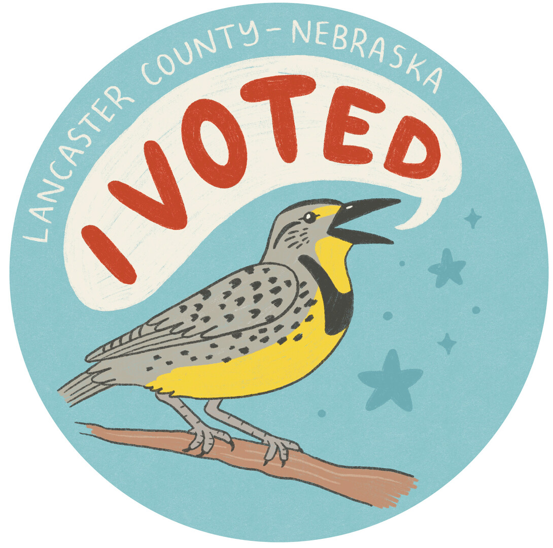 I Voted sticker