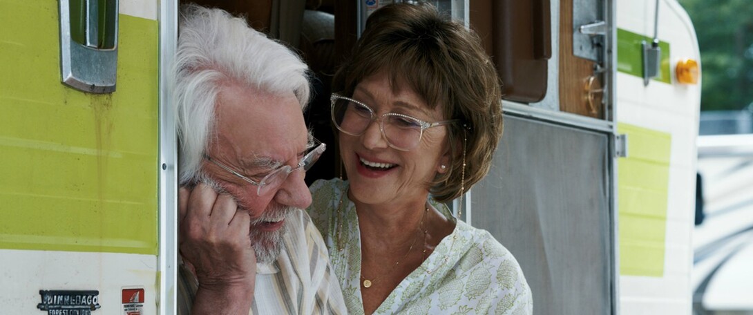 Helen Mirren & Donald Sutherland in "The Leisure Seeker."