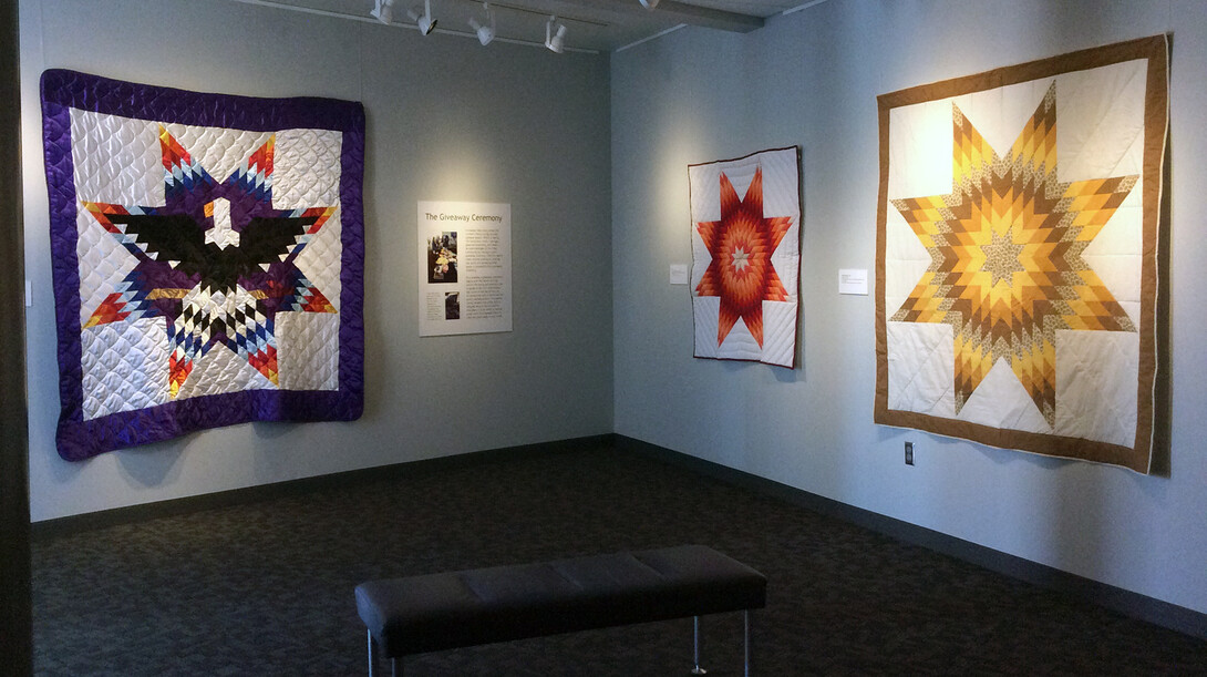 The International Quilt Study Center and Museum will host a free "Family Fun Day" as part of the Hubbard First Peoples series on Oct. 12. The event will include a Native American storyteller, various activities and the "Native American Star Quilts" exhibition.