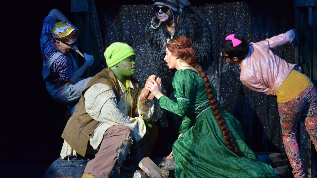 Students perform "Shrek" during a previous Thespian Festival at UNL. The program is celebrating its 20th year on campus.