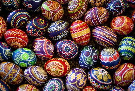 Slavic Easter egg designs.